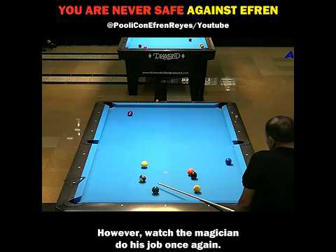 Do Not MISS a Bank shot Like this Against Efren Reyes