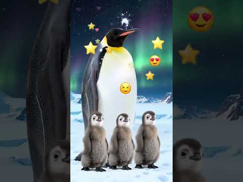 Dancing Penguins and Babies Spark Fireworks in the Snow! 🎆🐧👶 #Shorts