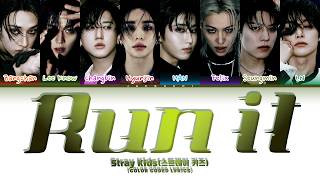 Stray Kids (스트레이 키즈) 'RUN IT' (Color Coded Lyrics)