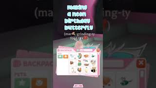 MAKING A NEON BIRTHDAY BUTTERFLY! #adoptmepreppy #adoptmeedit #adoptmeroblox