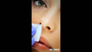 Upper lips waxing at home