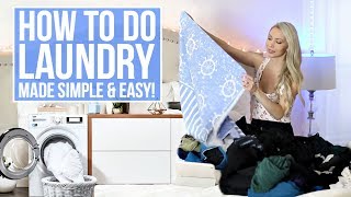 HOW TO DO LAUNDRY! Tips & Tricks You NEED to Know