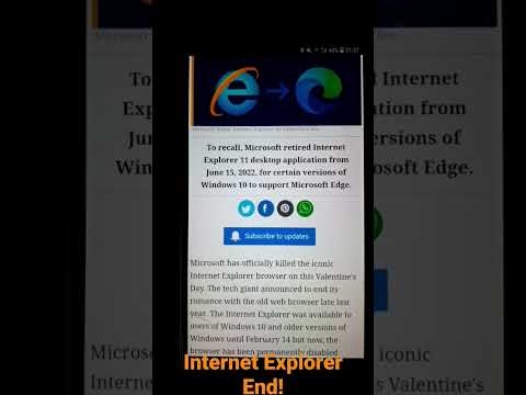 End of Era of Internet Explorer | Microsoft Internet Browser Disabled Permanently