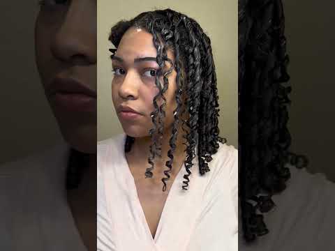 Fingercoiling My 3c Hair for the First Time #fingercoils #definedcurls #curlyhairroutine #3chair