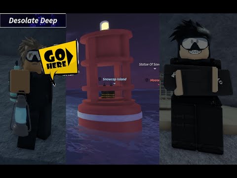 how to go to desolate deep in Fisch || FISCH QUICK TUTORIAL EASY ||