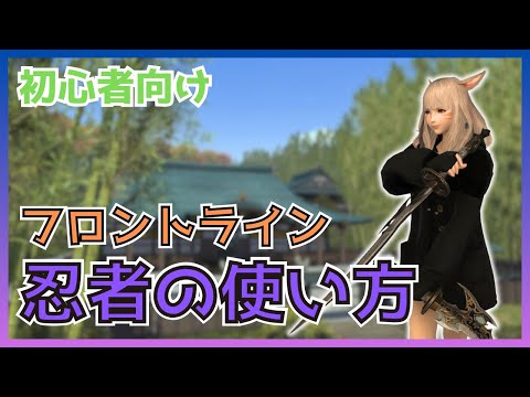 【FF14】フロントライン！忍者のスキル・立ち回りについて初心者向けに解説【PvP/6.5】