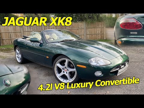 The COOLEST Luxury Convertible - Jaguar XK8 Review (4.2L V8)