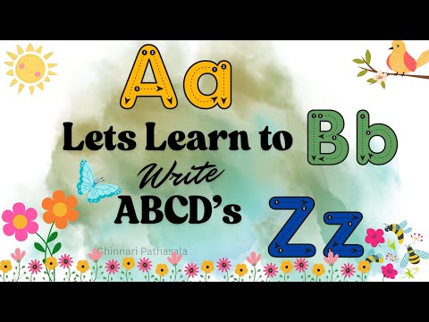 Learn to Write English Alphabets | Uppercase & Lowercase Letters | ABC Writing for Kids