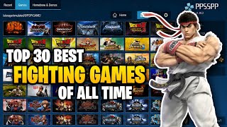 Best PSP Fighting Games of All Time | Top 30 PPSSPP Fighting Games 