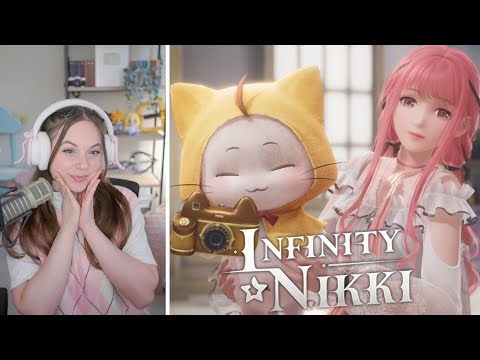 Reacting to Infinity Nikki: an open world DRESS UP adventure game!