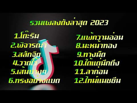 เพลงดังติ๊กต๊อก ล่าสุด รวมเพลงดังติ๊กต๊อก 2023