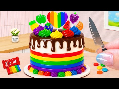 Cute Rainbow Candy Dessert 💕 Mini Cake Challenge 2025 🌈 Cake In Wonderland