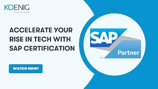 Accelerate Your Rise in Tech with SAP Certification