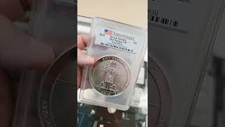 5 Oz Silver #stackingsilver #silver #coincollecting #USMint