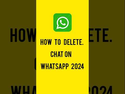 How to delete chat on whatsapp 2024, Whatsapp par chat delete kaise kare 😱🔥🔥 #shorts #whatsappchat
