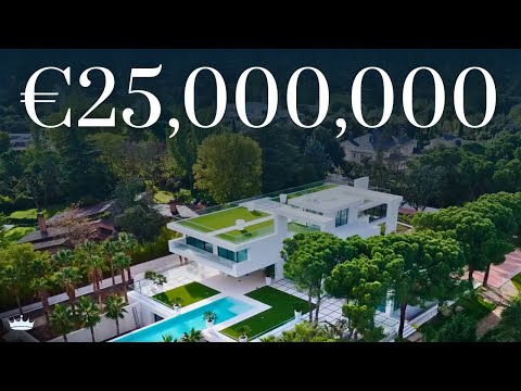 Touring a €25 Million Modern Mansion in Madrid 🇪🇸