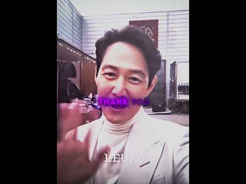 Lee Jung Jae Message To Fans 💬 #shorts #shortvideo #edit #edits #squidgame