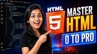 Complete HTML Tutorial for Beginners | Zero to Pro Level with Notes & Projects