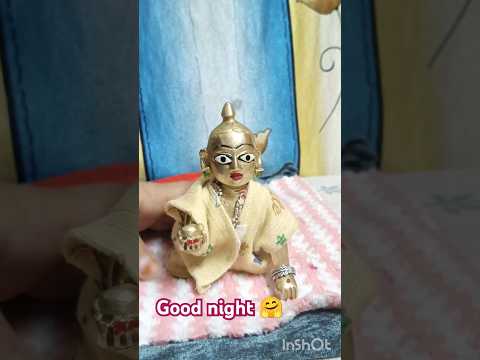 Laddu Gopal Lori  # laddugopal 🙏#night #seva #manjukalala 🤗🙏❤️