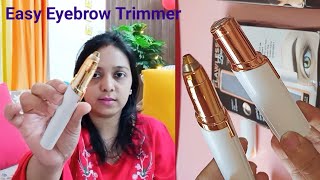 Comparing the two Eyebrow Trimmers | Flawless EyeBrow Hair Remover Review