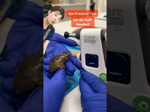 Eye Pressure Test WITHOUT the Air Puff!