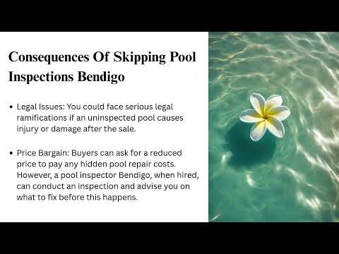 Risks Of Avoiding Pool Inspections Bendigo