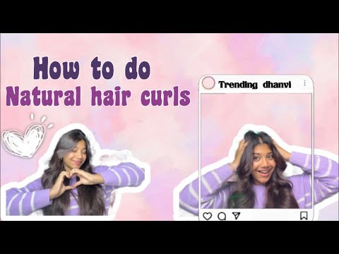 How to Do Natural Hair Curls || Trending Dhanvi || Dhanvi Vlogs | #BestHairtips