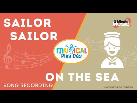 🎶 SAILOR SAILOR ON THE SEA (song) | Music TablePlay | Kids Songs & Games |  Learning for Kids