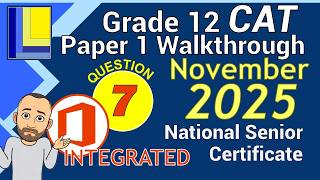 Computer Applications Technology | Grade 12 | Paper 1 November 2025 | Q7 - Integration