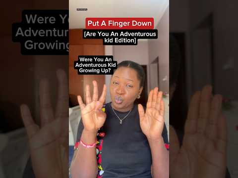 Put a finger down, Are you an adventurous kid edition #shorts #fingerdown #putafingerdown #viral