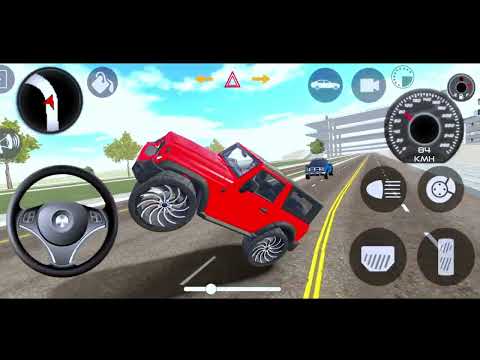 Dollar (Song) Modified Mahindra Red thar 😈|| Indian Cars Simulator 3D || Android Gameplay Part 17