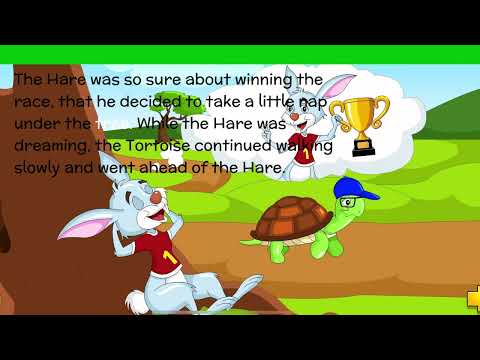 The Hare and the Tortoise| Short Story for kids| Kids Channel