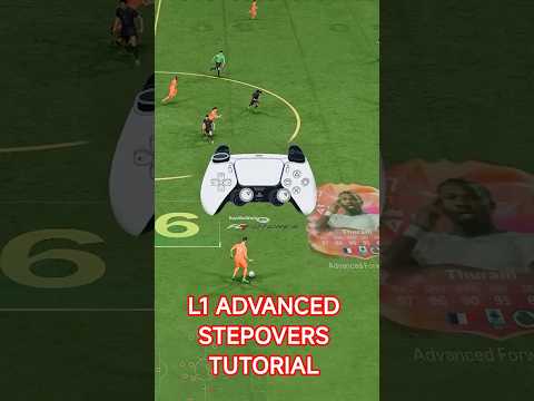 Master the Advanced L1 Stepovers in FC 25 🔥 | Skill Tutorial + Input Overlay #fc25 #shorts