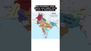 Weak Mughal Empire & Rise of British Rule – How History Changed India  #Shorts #upsc #history #cbse