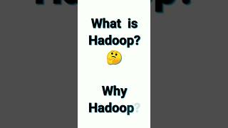 What is Hadoop 🔥| Big Data | HDFS and YARN | #shorts #Hadoop #BigData
