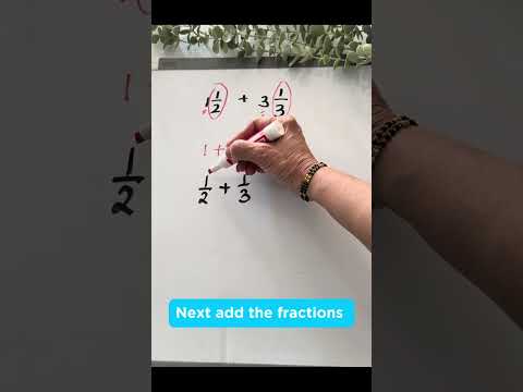 How to Add #MixedFractions in Seconds