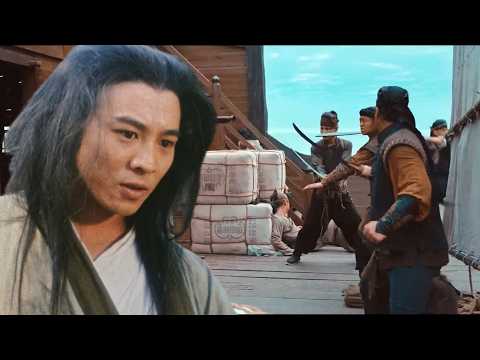 The pirates hijacked a ship, but unexpectedly there was a Kung Fu master hiding on the ship!