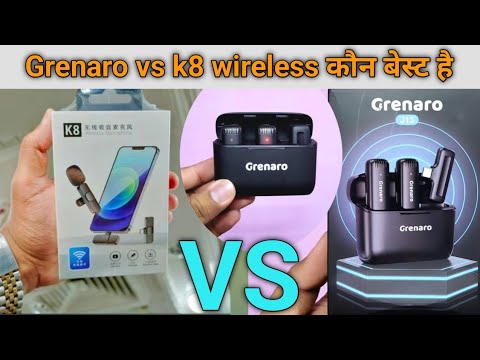 K8 Wireless Mic vs GRENARO J11 | Best iPhone / Android mic for Youtube / Vlogging