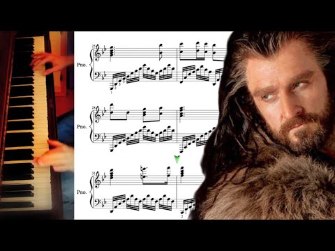 The Hobbit - Misty Mountains Advanced Piano Cover with Sheet Music