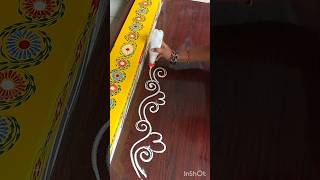 subscribe 💙Traditional indian art🙏 /sideborders designs🌹 /muggulu 🥳#muggulu #sideborders