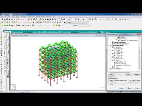 Day 23 STAAD Pro Tutorials   Seismic Load Analysis on RCC Building