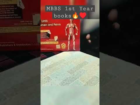 MBBS 1st year books🔥 #mbbs #mbbsbooks #mbbs1styear #mbbslife #mbbsmotivation #gmc #tmc #trending