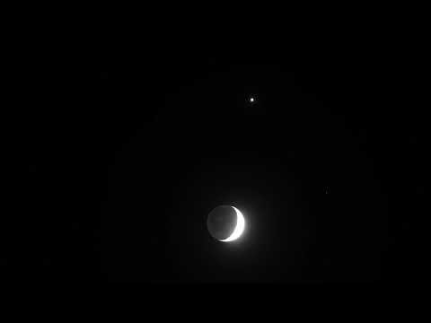 The 3 Jan. 2025 Moon-Venus conjunction.