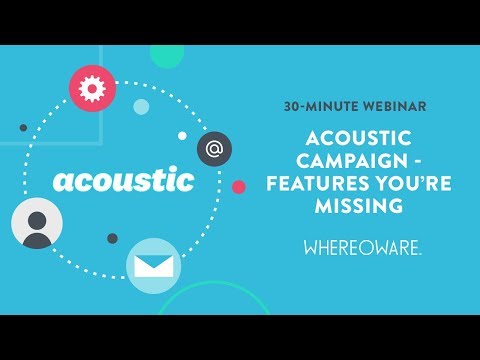 30-Minute Webinar: Marketing Automation Features You're Missing