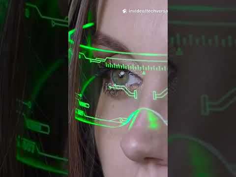 "Contact Lenses With a Built-in Screen! 👁️🤯"#SmartLenses #AI2025 #FutureTech #shorts #aitools #ai