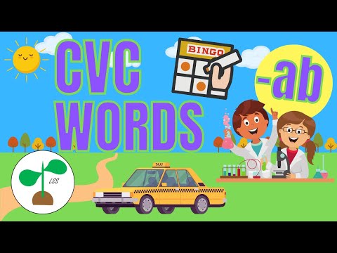 CVC Words | -ab Words | Consonant Vowel Consonant