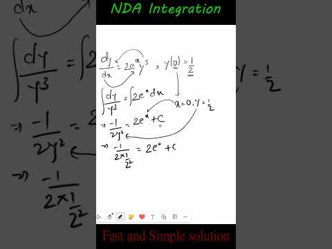 Simple Integration #ndaexam #ndapastyear #maths #afcat2022maths #integration #pastyearquestions