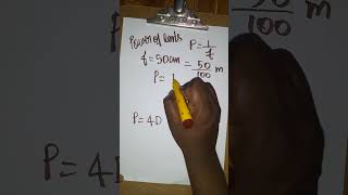 class 10 physics power of lens