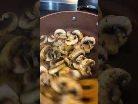 Stir fry Italian Mushroom in 5 minutes #heathylifesytle #food #shorts_ #cooking #heathlylife