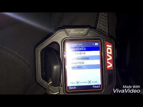 Renault Logan Sniff Data Solution  On VVDI key tool